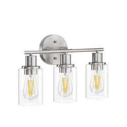 Pia Ricco 3-Light Bathroom Vanity Light Fixtures