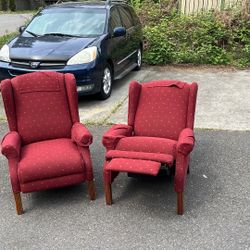 Twin Set Of Recliners