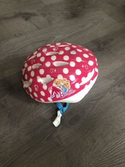 Girls Barbie helmet - size Small 4-6