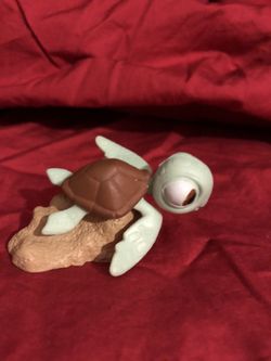 Disney Finding Nemo turtle figurine toy - Easter gift basket gift idea! Birthday cake topper , figurine , toy