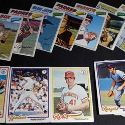 1977/1978 Topps Baseball Cards