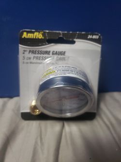 New Amflo 2" Air Pressure  guage for compressor...