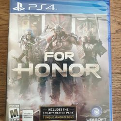 For Honor PS4 Includes THE LEGACY BATTLE PACK (Playstation 4) New Sealed 
