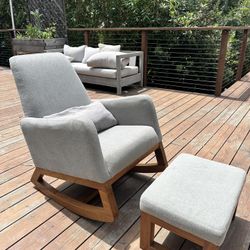 Monte Joya Rocking Chair And Ottoman 