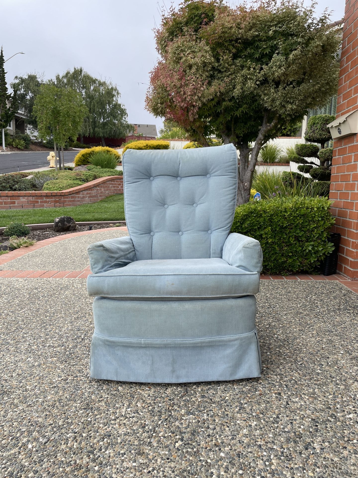 Free Blue Rocker Chair