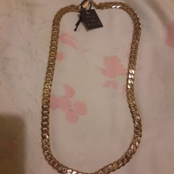 BAIN MILLER Gold Chain Necklace ( Esclava Cadena De Oro )