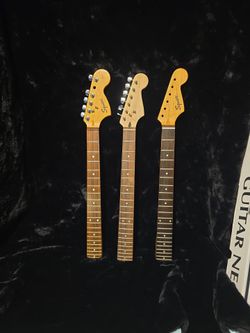 Squier stratocaster guitar necks