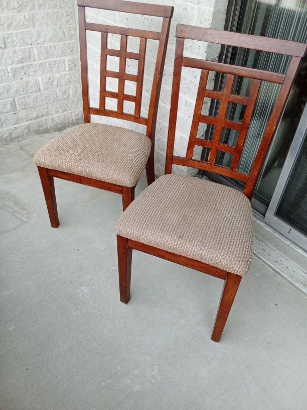 Two Wooden Chairs