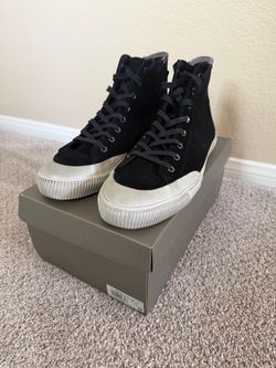ALLSAINTS DuPont High Top Black shoes sneakers size 13