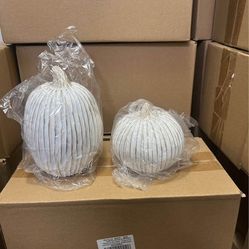 Decorative wedding pumpkins