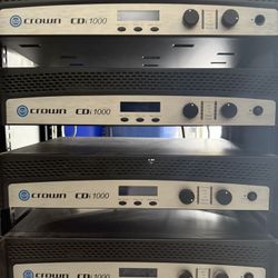CROWN CDI Amplifiers With Housing 