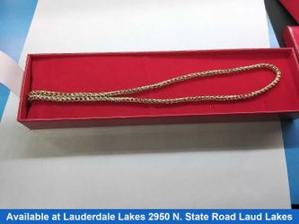 Fox Tail Chain - Yellow Gold 14k (.585) 31.6 grams 24 inch
