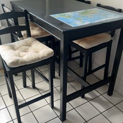 Ikea JOKKMOKK Bar Table With Chairs