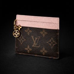 Woman’s Luxury Card Holder With Charm $80