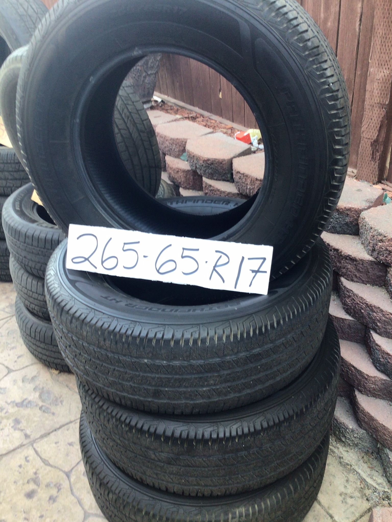 265. 65  R17 Tires