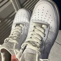 White Air Force 1s