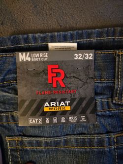 Ariat M4 Low Rise Boot Cut Flame-Resistant (FR) Jeans.