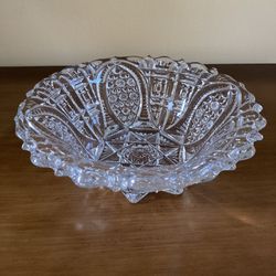 Vintage Indiana Lead Crystal Bowl