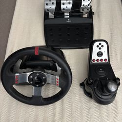Open wheeler Racing Seat W/ Logitech G27 Wheel
