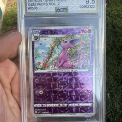 Graded Pokemon Espeon AGS