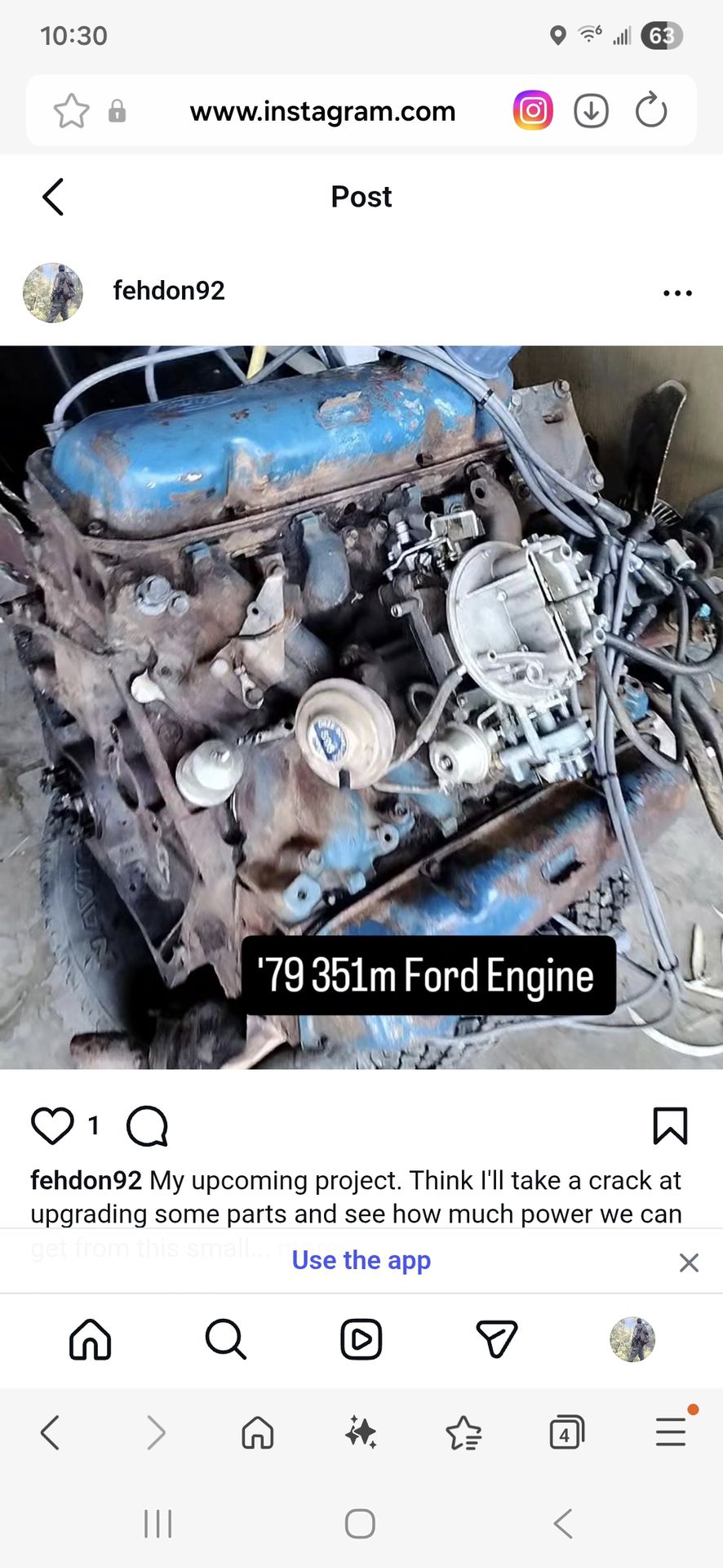 351m engine 79 Ford