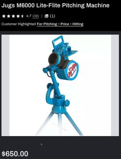 JUGS LITE- FLIGHT FOR BASEBALL OR SOFTBALL