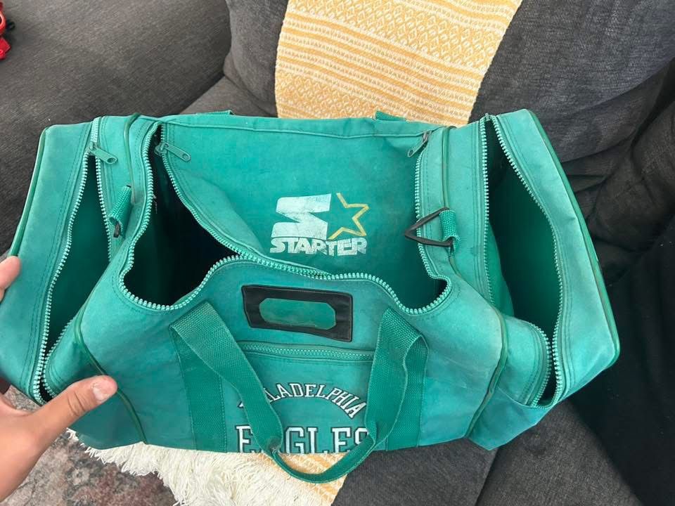 Philadelphia Eagles Starter Duffle Bag Vintage