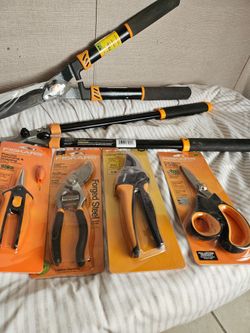 Fiskars, trimming, cut stems ,shaping ,pruner ETC bundle set of 6 new
