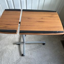 Mobile Adjustable Laptop Desk – Cherry Top – $30