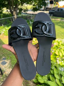 Black Dolce & Gabbana Slides