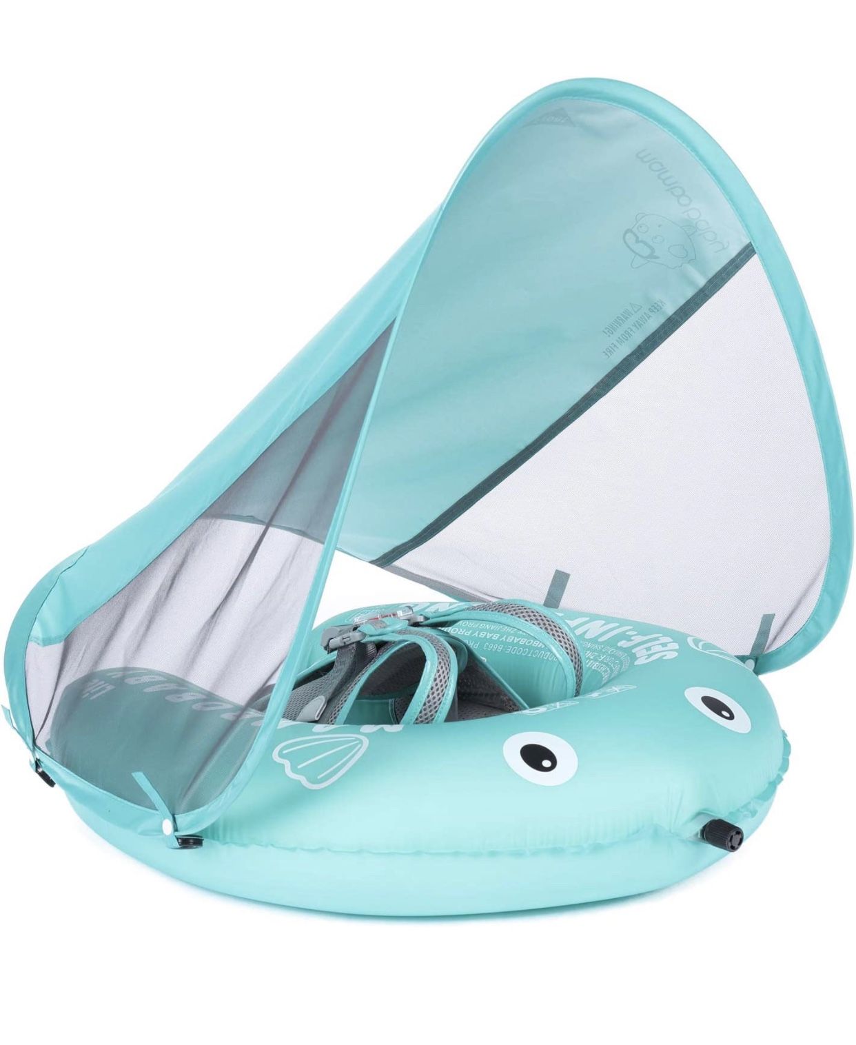 Self Inflating Baby Swim Float with Canopy