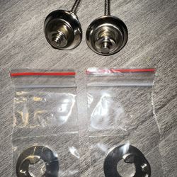 Dunlop Style Straplocks Nickel For Guitar Or Bass