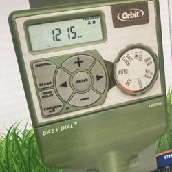 Orbit 6 Station Easy Dial Sprinkler Timer.   Brand New Item.  See Photos For Details.