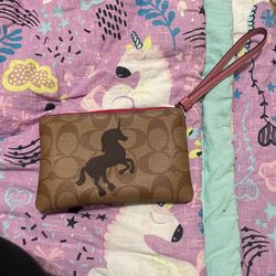 Coach Unicorn Wristlet 