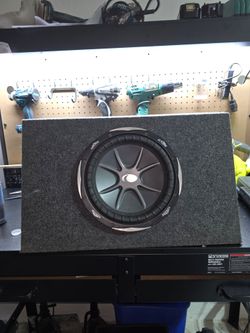 10 inch Kicker Subwoofer + Box