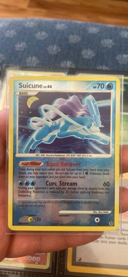 Suicune Pokemon Card