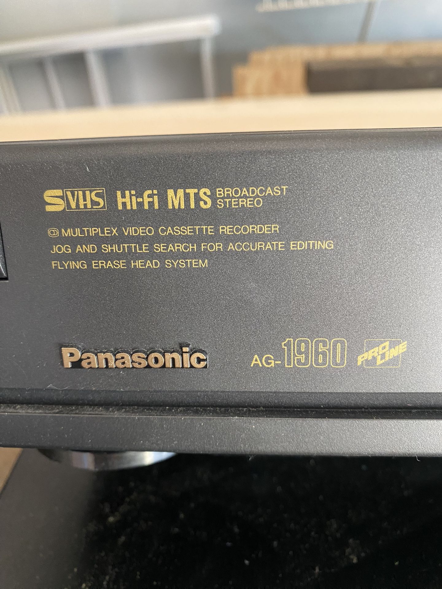 Rare Panasonic Hi Go Mts S Ag 1960 Proline Stereo VHS Player And Recorder