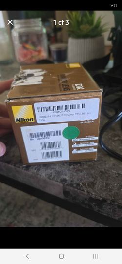 Nikon AF‑P 18‑55mm lens-- New