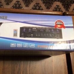 Brand New Gift Idea  Donner Bluetooth 5.0 Amplifier Receiver, 4 channel, 440W Peak Power Home Theater Stereo Receiver BLUETOOT W Remote Control NIB 