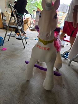 Riding Unicorn for kids