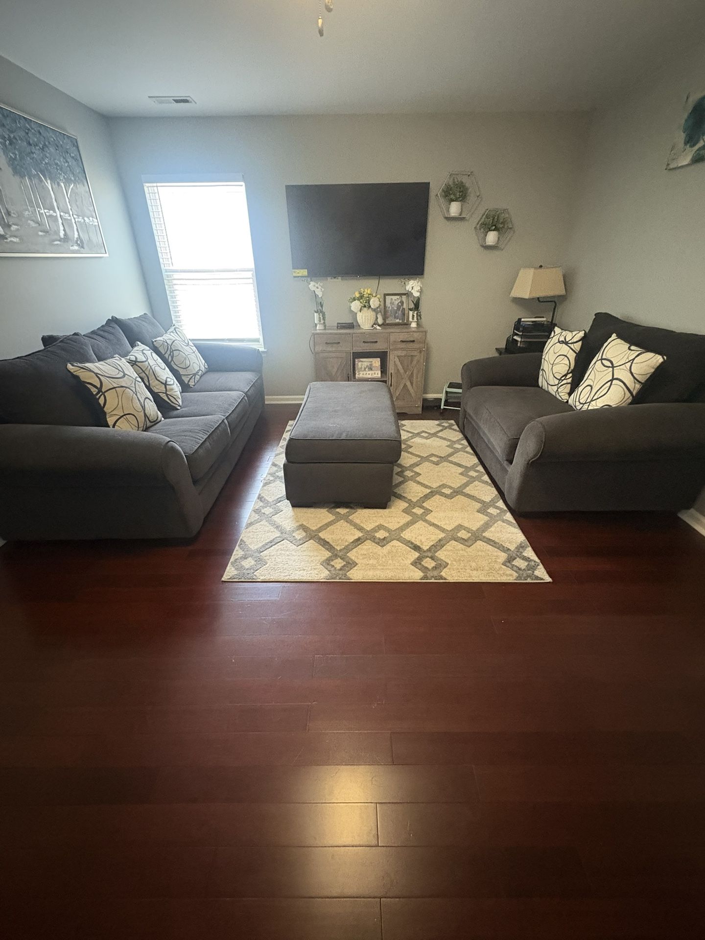 brown couch