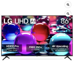 86” LG TV 