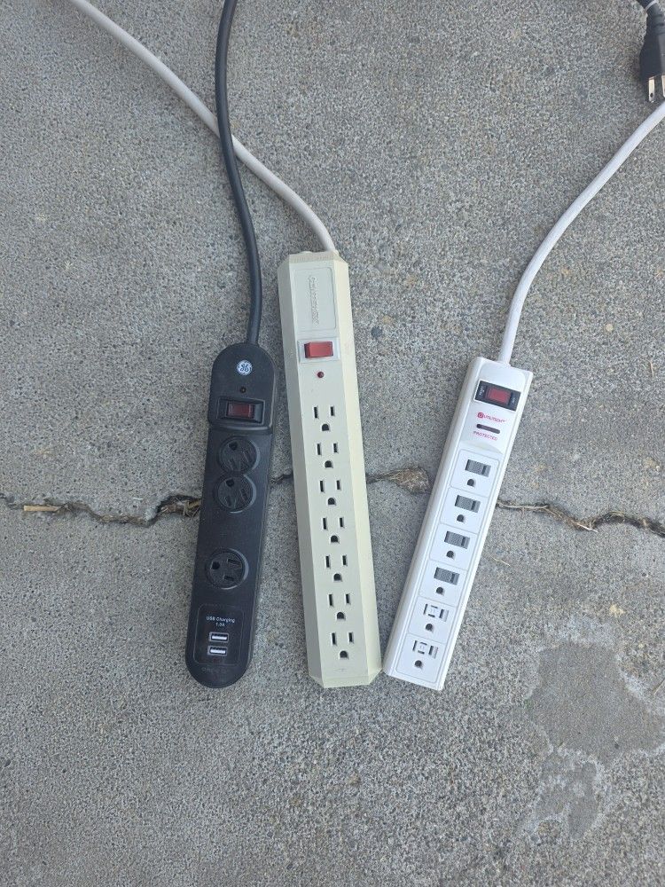 3 Power Strips 