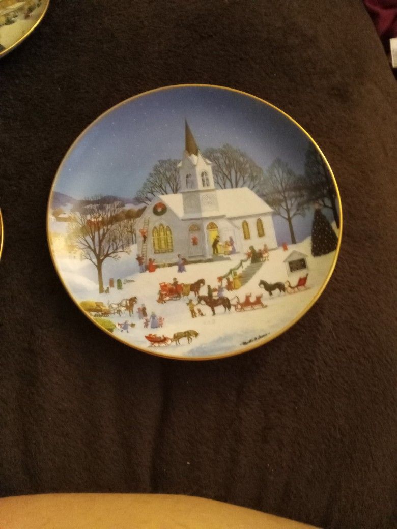 Christmas Party Plates 
