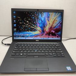 Dell Latitude 7480, Intel Core i5, 2.40 GHz 16 GB RAM 250 GB SSD Wireless WiFi Webcam HDMI Bluetooth Micro SD USB-C Windows 11 Office 2021 AC Adapter 