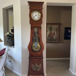 Antique Grandfather Clock, Made In France 
