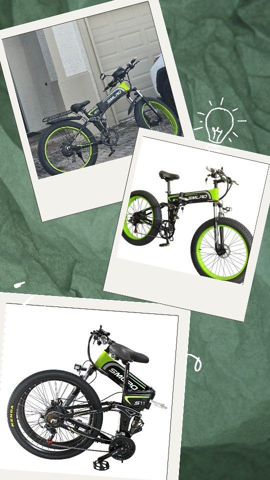 Electric Bike, SMLRO S11 48V 10AH 500W 26 Inch Folding Electric Bike Max Speed 30m/h