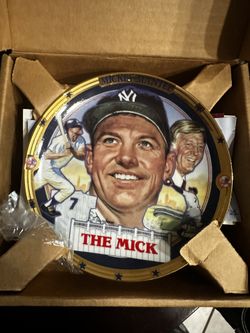 Mickey Mantle Collector Plate