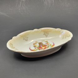 Vintage Pheasant & Fruit Pattern Dish Relish Nut Candy Schumann Arzberg 
Bavaria. Pre-owned, very good shape, no chips or cracks. It is 
7.25x4.25x1.2