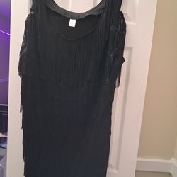 Morph flapper girl outfit 3x black